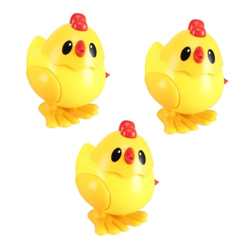 KICHOUSE 3 Stück Uhrwerk-hüpfendes Huhn kinderzimmerdeko Room Decoration Lustiges Lernspielzeug Cartoon- zum Aufziehen aufziehbares Tierspielzeug Abs Yellow KICHOUSE 3 Stück Uhrwerk-hüpfendes Huhn kinderzimmerdeko Room Decoration Lustiges Lernspielzeug Cartoon- zum Aufziehen aufziehbares Tierspielzeug Abs Yellow von KICHOUSE