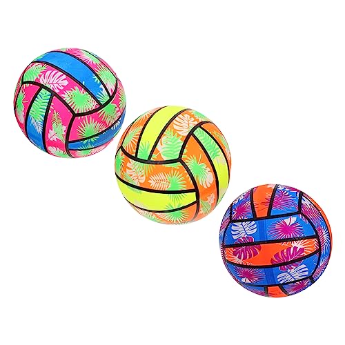 KICHOUSE 3 Stück der Ball für kinderspielzeug strandparty swimmin Pool Schwimmbad Beach-Volleyball-Ball PVC aufblasbarer Volleyball Aufblasbares Beach-Volleyball- KICHOUSE 3 Stück der Ball für kinderspielzeug strandparty swimmin Pool Schwimmbad Beach-Volleyball-Ball PVC aufblasbarer Volleyball Aufblasbares Beach-Volleyball- von KICHOUSE