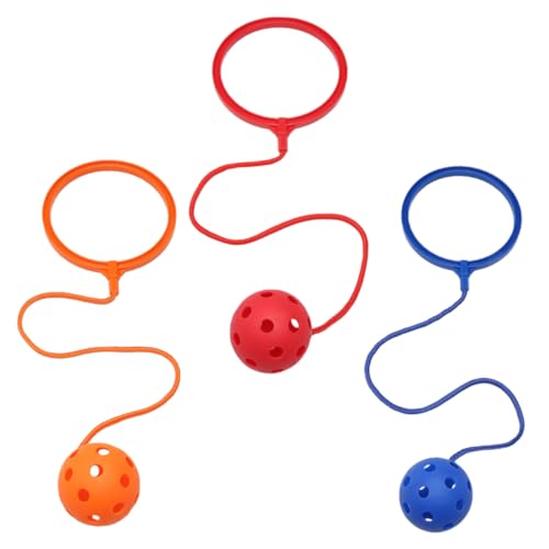 KICHOUSE 3 Stück hüpfendes Ballspielzeug Outdoor draußen Outdoor- für springendes Ballspielzeug Sprunggelenkbälle Bälle für Abs von KICHOUSE