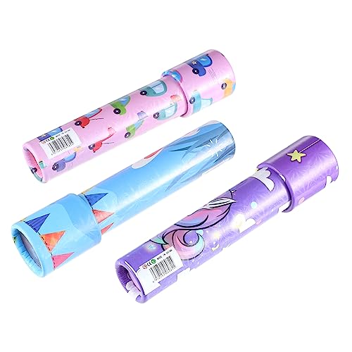 KICHOUSE 3 Stück rotierendes Kaleidoskop entwicklung kindliche entwicklung kinderentwicklung Toy Amusement Kinderspielzeug Kaleidoskop rotierend Kaleidoskope Papier von KICHOUSE