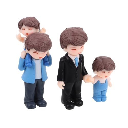 KICHOUSE 3 Stücke DIY Harz Vater Sohn Figur Kreative Micro Landschaft Dekoration Für Vatertag Miniatur Ornament Desktop Ornament KICHOUSE 3 Stücke DIY Harz Vater Sohn Figur Kreative Micro Landschaft Dekoration Für Vatertag Miniatur Ornament Desktop Ornament von KICHOUSE