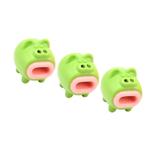 KICHOUSE 3 Stücke Schweinepuppenspielzeug Drücken Entlüften Dekompressionsspielzeug Zufällige Farbe von KICHOUSE