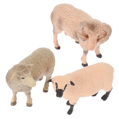 KICHOUSE 3 Stücke Wildtiermodellspielzeug Tierspielzeug Schafspielzeugfigur Lamm kleines Schafspielzeug realistische Schaffiguren für Nutztiere Tierfiguren Tiere für Kleinkinder KICHOUSE 3 Stücke Wildtiermodellspielzeug Tierspielzeug Schafspielzeugfigur Lamm kleines Schafspielzeug realistische Schaffiguren für Nutztiere Tierfiguren Tiere für Kleinkinder von KICHOUSE