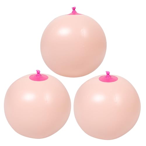 KICHOUSE 3-teiliger Aufblasbarer : 8,65 Zoll Großer Interaktiver Pvc-strandball, Spielzeug Für Sommer-schwimmbadpartys, Strandaktivitäten, Spiele, Dekorationen von KICHOUSE