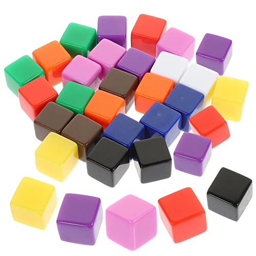 KICHOUSE 30 Stück Blanko Würfel Würfelherstellung Würfelspiel Requisiten Unfertige Würfel Brettspiel Würfel DIY Spielwürfel DIY Würfel DIY Würfelmodell DIY Zubehör Blanko von KICHOUSE