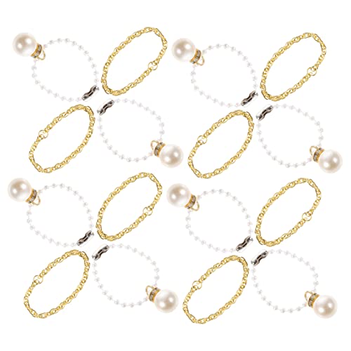 KICHOUSE 30 Stück Mini -Puppenkette Schmuck für kleine Mädchen Kleinkindspielzeug Kinderhalskettenspielzeug Schmuckspielzeug für Mädchen So tun, als ob EIN Mädchen Schmuck hätte von KICHOUSE