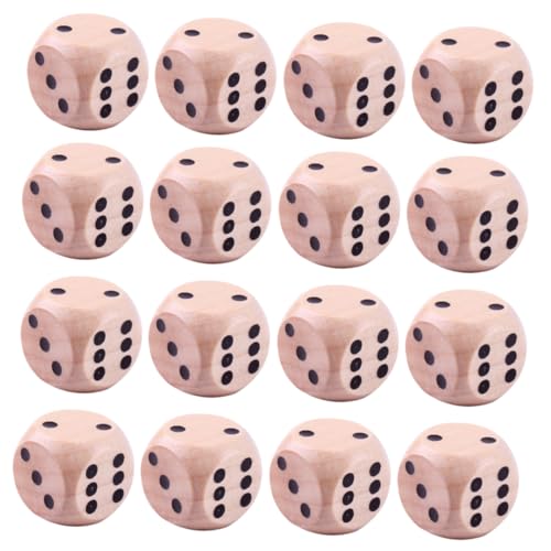 KICHOUSE Unterhaltung Würfel Holz Würfel Set 30 Pcs Würfel Für Bar Würfel Spiel Für Kinder von KICHOUSE