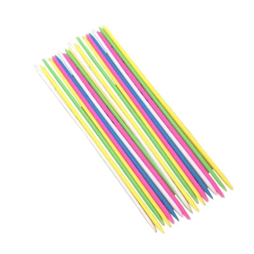 KICHOUSE 30 Stück Teiliges Pick Up Sticks Spiel Bunte Spielstäbchen Feinmotorikförderndes Familienspiel Für Erwachsene Indoor Outdoor Partyspiel von KICHOUSE