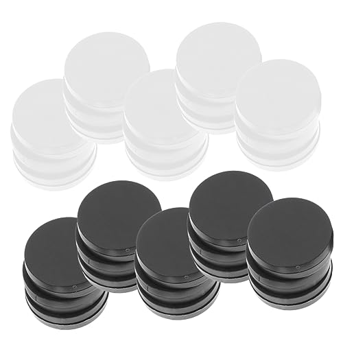 KICHOUSE 30 Stücke Schwarze Und Weiße Schachstücke Zubehör Ersatz Brettspiele Schachfiguren Gegen Spiel Erwachsene Turnier Handschach Mini Schach Internationales Schachbrett Plastik von KICHOUSE