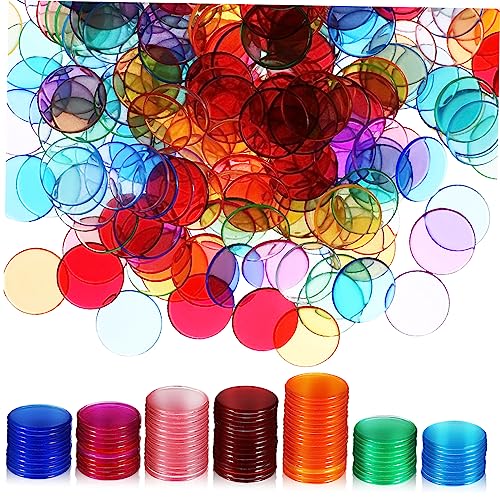 KICHOUSE 300 Stück Chips farbig Schüttgut Bingo-Münzen klein Party Punkte Löschen von Plastikmarkierungen klarer Zähler Spielmarke Kunststoffscheiben Zähler für Spiele KICHOUSE 300 Stück Chips farbig Schüttgut Bingo-Münzen klein Party Punkte Löschen von Plastikmarkierungen klarer Zähler Spielmarke Kunststoffscheiben Zähler für Spiele von KICHOUSE