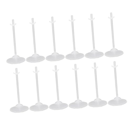 KICHOUSE 36 Stück Puppenständer Transparent Rosa Verstellbar Tragbar Gestell Gewicht Stützständer Figur Großer Deckel Überraschung Mini Material Requisitenbasis Babypuppe KICHOUSE 36 Stück Puppenständer Transparent Rosa Verstellbar Tragbar Gestell Gewicht Stützständer Figur Großer Deckel Überraschung Mini Material Requisitenbasis Babypuppe von KICHOUSE