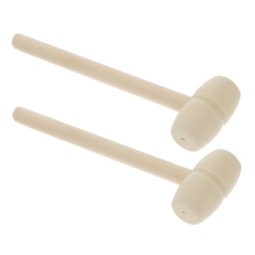 KICHOUSE 36Stücke Mini Holzhammer Spielzeugset Teiliges Hammerspielzeug aus Naturholz Pädagogisches Handwerkzeug für Kreative Spiele für Jungen und Jahren von KICHOUSE