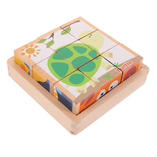 KICHOUSE 3D -Baustein -Puzzle Bausteine Holz Bausteinspielzeug Kinderbausteine Bauen Baustein- Bauwerkzeug für Lernen hölzern KICHOUSE 3D -Baustein -Puzzle Bausteine Holz Bausteinspielzeug Kinderbausteine Bauen Baustein- Bauwerkzeug für Lernen hölzern von KICHOUSE