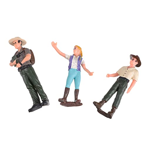 KICHOUSE 3Stücke Lebensechte Landarbeiter Figuren Für Puppenhaus Realistische Mini Menschen Modelle Für Kreative Spielwelten Für Sammler von KICHOUSE