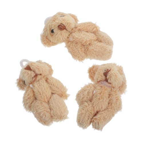 KICHOUSE 3Stücke Mini Plüschbären Kleine Bärenfiguren Süße Dekoration für Kinderzimmer und Puppenhaus für DIY Projekte und Langlebige und Handgefertigte Dekoartikel KICHOUSE 3Stücke Mini Plüschbären Kleine Bärenfiguren Süße Dekoration für Kinderzimmer und Puppenhaus für DIY Projekte und Langlebige und Handgefertigte Dekoartikel von KICHOUSE
