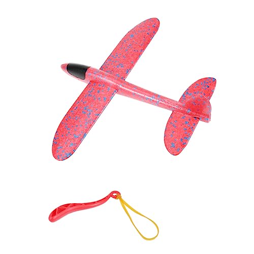 KICHOUSE 3Stücke Schleuderflugzeugspielzeug Lustiges Flugzeug für Umweltfreundliches Material Leicht zu Montieren für Outdoor Sportarten Farben Zufällig von KICHOUSE