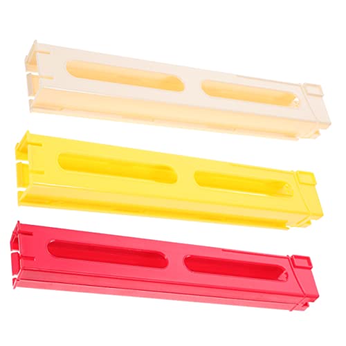 KICHOUSE 3Stücke Teiliges Domino Zugspielzeug Automatischer Domino Zugkartenhalter für Zubehör für Domino Spiele Fördert die Interaktion zwischen Eltern und Junge Mädchen Zufällige Farben von KICHOUSE