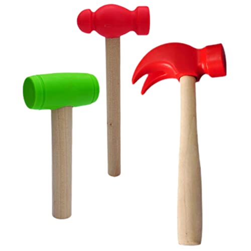 KICHOUSE 3Stücke Teiliges Hammerspielzeug für Bunter Holzhammer Leicht zu Greifender Kleiner Hammer Kreatives für Geschicklichkeit und Motorik für Spielküche und Werkstattspiele KICHOUSE 3Stücke Teiliges Hammerspielzeug für Bunter Holzhammer Leicht zu Greifender Kleiner Hammer Kreatives für Geschicklichkeit und Motorik für Spielküche und Werkstattspiele von KICHOUSE