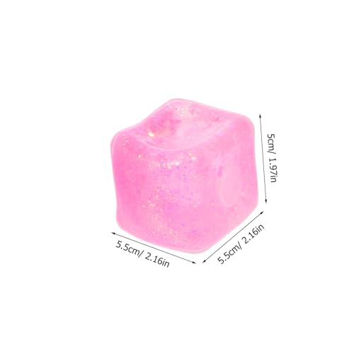 KICHOUSE 3stücke Bunte Stresswürfel Spielzeug Fidget Handspielzeug Aus Sicherem Material Für Stressabbau Und Sensorische Für Erwachsene von KICHOUSE