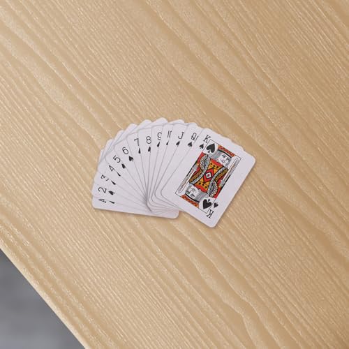 KICHOUSE 3er-Set Mini-Spielkarten: Kleines Pokerdeck für Reisen und Partyspiele – Kompakte Pokerkarten als originelles von KICHOUSE