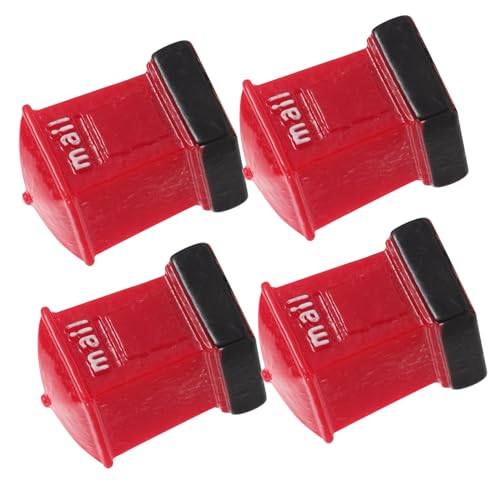 KICHOUSE 4 Pcs Miniatur -Mailbox -Ornament Für Home Desk Harz Winziges Post -Box -Modell Mini Garten Harz Mini Mailbox Handwerk Kleiner Mailbox Modell KICHOUSE 4 Pcs Miniatur -Mailbox -Ornament Für Home Desk Harz Winziges Post -Box -Modell Mini Garten Harz Mini Mailbox Handwerk Kleiner Mailbox Modell von KICHOUSE