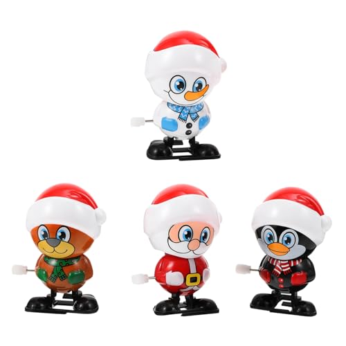 KICHOUSE 4 STÜCKE Weihnachts Aufziehspielzeug für Bunte Dekoration für Weihnachtsfeiern Batterieloses für Eltern Junge Mädchen Interaktion Fördert Koordination und Kreativität KICHOUSE 4 STÜCKE Weihnachts Aufziehspielzeug für Bunte Dekoration für Weihnachtsfeiern Batterieloses für Eltern Junge Mädchen Interaktion Fördert Koordination und Kreativität von KICHOUSE