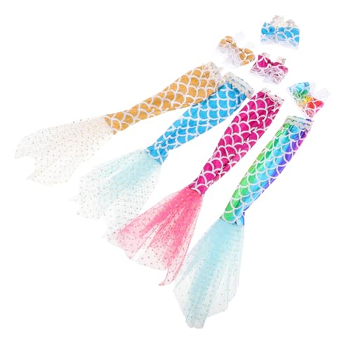 KICHOUSE 4 Sätze Babypuppenkleidung Glitzerndes Meerjungfrauenkleid Meerjungfrau Kleidung Puppen Anziehen Meerjungfrauenschwanzkleid Kleidung Für Puppen Puppenbadeanzug Puppen-Outfits Stoff KICHOUSE 4 Sätze Babypuppenkleidung Glitzerndes Meerjungfrauenkleid Meerjungfrau Kleidung Puppen Anziehen Meerjungfrauenschwanzkleid Kleidung Für Puppen Puppenbadeanzug Puppen-Outfits Stoff von KICHOUSE