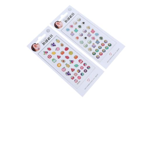 KICHOUSE 4er-Set Diamant-ohrring-Aufkleber Für Nägel Ohren Selbstklebendes Papierdekor Für Frauen von KICHOUSE