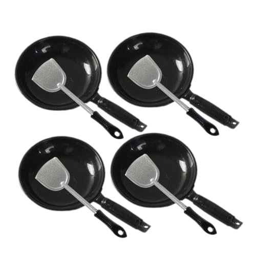 KICHOUSE 4sätze Teiliges Miniatur Pfannen Spatula Dekorative Küchenaccessoires Für Puppenhäuser Und Mini-szenen Zubehör Für -projekte Und Miniatur-Dekorationen KICHOUSE 4sätze Teiliges Miniatur Pfannen Spatula Dekorative Küchenaccessoires Für Puppenhäuser Und Mini-szenen Zubehör Für -projekte Und Miniatur-Dekorationen von KICHOUSE
