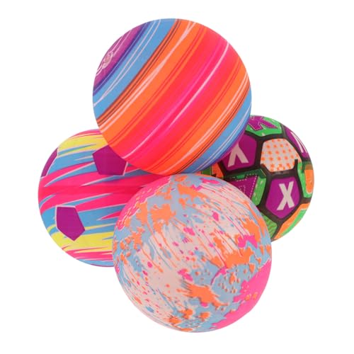 KICHOUSE 4 Stück Aufblasbare Strandbälle PVC Fluoreszierende Farben Wasserspielzeug für Strand und Leicht und Sicher KICHOUSE 4 Stück Aufblasbare Strandbälle PVC Fluoreszierende Farben Wasserspielzeug für Strand und Leicht und Sicher von KICHOUSE