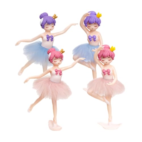 KICHOUSE 4 Stück Ballerina Mädchen Ballett Party Dekorationen Figuren Prinzessin Kuchen Geburtstag Dekorationen Frau Daisy Ballerina Geburtstagspuppe Ballett Rosa Einhorn KICHOUSE 4 Stück Ballerina Mädchen Ballett Party Dekorationen Figuren Prinzessin Kuchen Geburtstag Dekorationen Frau Daisy Ballerina Geburtstagspuppe Ballett Rosa Einhorn von KICHOUSE