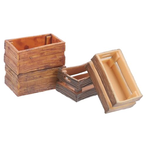 KICHOUSE 4 Stück Doll House Teile Aufbewahrungsbox so tun, als würde Man Dinge drinnen Mini- Körbe Produkt für Minikisten dekorativ Mini-Puppenhauszubehör Miniatur PVC Hellbraun KICHOUSE 4 Stück Doll House Teile Aufbewahrungsbox so tun, als würde Man Dinge drinnen Mini- Körbe Produkt für Minikisten dekorativ Mini-Puppenhauszubehör Miniatur PVC Hellbraun von KICHOUSE