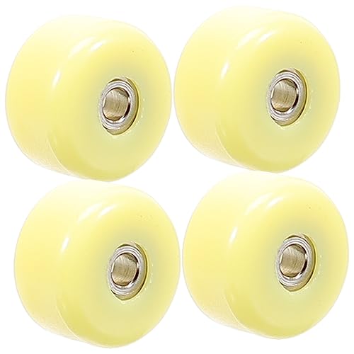 KICHOUSE 4 Stück Finger Skate Roller Teiliges für Fingertraining Handgefertigte Roller Stressabbauendes Fidget für Erwachsene für Schreibtisch und Sammlung von KICHOUSE