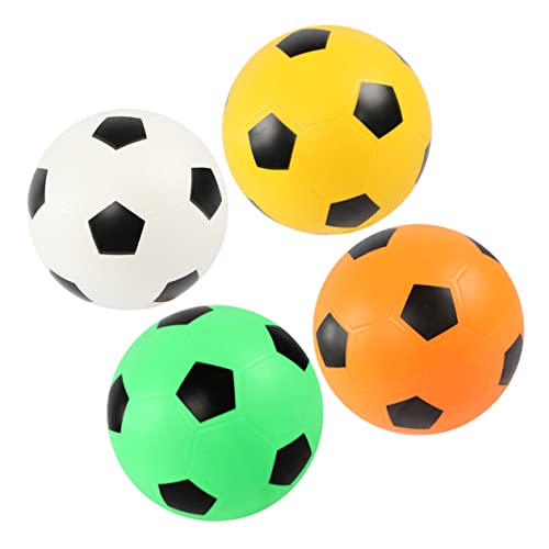 KICHOUSE 4 Stück Fußball Outdoor draußen Indoor Fussball spielsachen spielzeuge Sportspielzeug aufblasbare Fußbälle PVC-Fußbälle Green von KICHOUSE