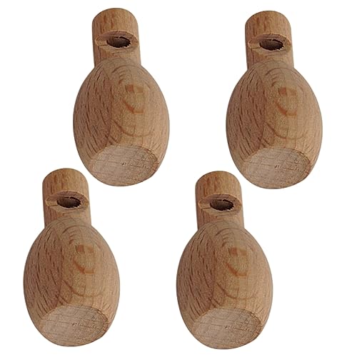 KICHOUSE 4 Stück Holzpfeife für kinderinstrumente musikinstrumente bastel set für music instruments for musikinstrumente für Spielzeugpfeife Pfeifenmodell von KICHOUSE