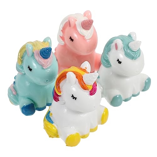KICHOUSE 4 Stück Mikrolandschaftsdekoration Figuren klein Geburtstag für winzig Living Room Decoration wohnzimmerdeko DIY Dekoration Mikrolandschaft Einhorn Miniatur-Einhorn-Ornament Harz KICHOUSE 4 Stück Mikrolandschaftsdekoration Figuren klein Geburtstag für winzig Living Room Decoration wohnzimmerdeko DIY Dekoration Mikrolandschaft Einhorn Miniatur-Einhorn-Ornament Harz von KICHOUSE
