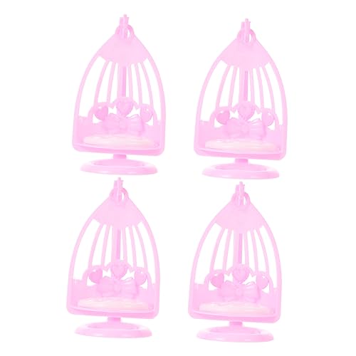KICHOUSE 4 Stück Mini Schaukel DIY Mini Werkzeuge Szenen Layout Requisiten Mini Dekoration Kleine Hausmöbel Schmuck Mini Hängesessel Ornament Fotografie Requisiten Mini von KICHOUSE