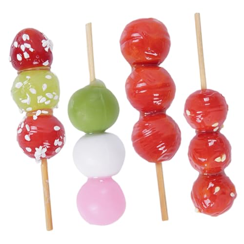 KICHOUSE 4 Stück Miniaturen Chinesischer Snacks Requisiten Miniatursimulation Steinzuckerkürbisse KICHOUSE 4 Stück Miniaturen Chinesischer Snacks Requisiten Miniatursimulation Steinzuckerkürbisse von KICHOUSE