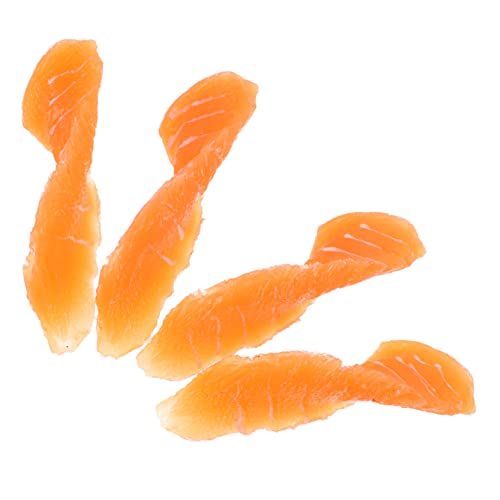 KICHOUSE 4 Stück Modell Lachsfilet Filets Zeigen Modell Lebensartiger Lachs Realistisches Fischfleisch Küchenparty Dekoration Lebensmittelspielzeug Essensrequisiten PVC KICHOUSE 4 Stück Modell Lachsfilet Filets Zeigen Modell Lebensartiger Lachs Realistisches Fischfleisch Küchenparty Dekoration Lebensmittelspielzeug Essensrequisiten PVC von KICHOUSE