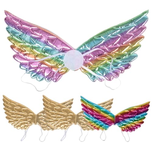 KICHOUSE 4 Stück Partykostüm Flügel -Performance-Flügel Cosplay Kostüm Engelsflügel Cosplay-Flügel Requisiten für Engelsflügel Stoff von KICHOUSE