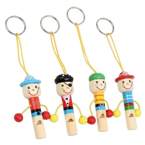 KICHOUSE 4 Stück Pfeifen Von Hölzernen Kindern Kinderinstrument Nasentrainingspfeife Für Lustiges Pfeifenspielzeug Piratenpfeifen Aus Holz Zugführerpfeife KICHOUSE 4 Stück Pfeifen Von Hölzernen Kindern Kinderinstrument Nasentrainingspfeife Für Lustiges Pfeifenspielzeug Piratenpfeifen Aus Holz Zugführerpfeife von KICHOUSE