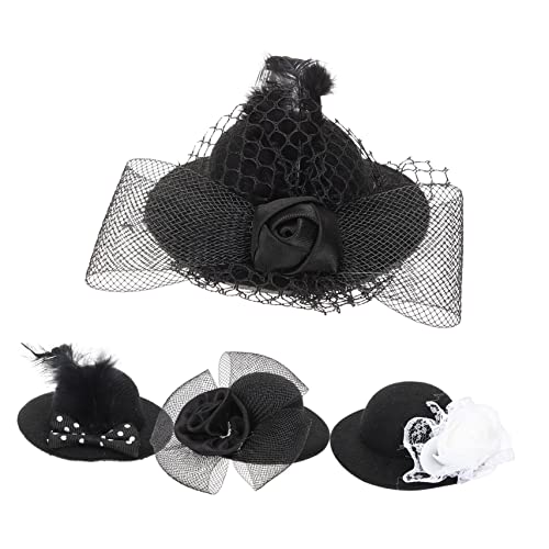 KICHOUSE 4 Stück Puppenhutzubehör Hüte Für Die Teeparty Erwachsene Klein Partyhut Kleid Winzig Kostüm Teepartyhüte Für Mädchen Mini Bastelpuppe Hüte Für Frauen Lustig Stoff KICHOUSE 4 Stück Puppenhutzubehör Hüte Für Die Teeparty Erwachsene Klein Partyhut Kleid Winzig Kostüm Teepartyhüte Für Mädchen Mini Bastelpuppe Hüte Für Frauen Lustig Stoff von KICHOUSE