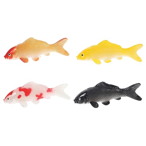 KICHOUSE 4 Stück Realistische Aquarium Dekoration Karpfenkanister Futterspender Künstliche Kleine Fische Gefälschte Aquarienfische Goldfische Fischglas Aquarium Dekoration KICHOUSE 4 Stück Realistische Aquarium Dekoration Karpfenkanister Futterspender Künstliche Kleine Fische Gefälschte Aquarienfische Goldfische Fischglas Aquarium Dekoration von KICHOUSE