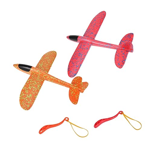 KICHOUSE 4 Stück Schaum Flugzeug Kunstflugzeug Segelflugzeug Fliegendes Segelflugzeug Für Katapult Flugzeug Kinderkatapultflugzeug Kinderflugzeugspielzeug von KICHOUSE