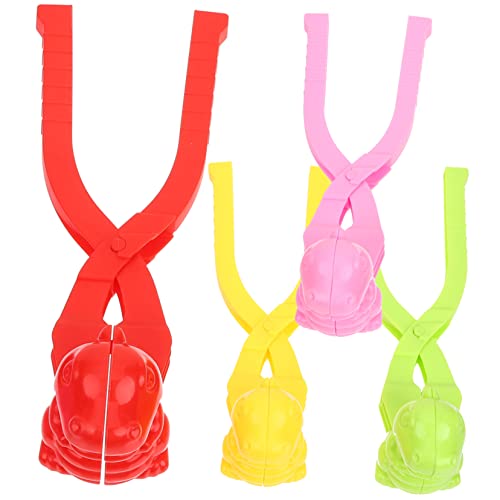 KICHOUSE 4 Stück Schneeballhersteller Schneebälle Schneekugeln Blauer Schneeball Outdoor draußen tragbare Schneeballmaschinen Schneespielzeug Plastik KICHOUSE 4 Stück Schneeballhersteller Schneebälle Schneekugeln Blauer Schneeball Outdoor draußen tragbare Schneeballmaschinen Schneespielzeug Plastik von KICHOUSE