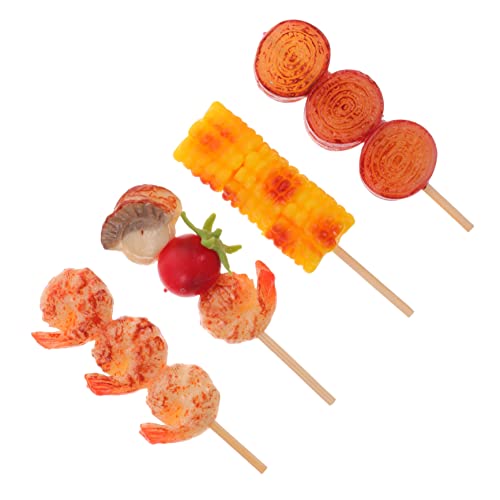 KICHOUSE 4 Stück Simulation Grillspieße Rollenspiel Brot Simuliertes Grillspielzeug Geröstetes Lebensmittelmodell Küchenlebensmittelmodell Lebensechtes Lebensmittelmodell Künstliches KICHOUSE 4 Stück Simulation Grillspieße Rollenspiel Brot Simuliertes Grillspielzeug Geröstetes Lebensmittelmodell Küchenlebensmittelmodell Lebensechtes Lebensmittelmodell Künstliches von KICHOUSE