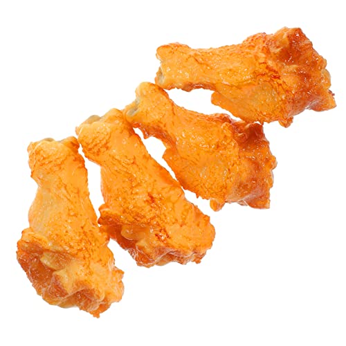 KICHOUSE 4 Stück Simulierte Chicken Wings und Drumsticks Spielzeugküchenzubehör Küchenspielset für Jungen gefälschte Lebensmittel realistisch Überraschungsspielzeug für Mädchen PVC KICHOUSE 4 Stück Simulierte Chicken Wings und Drumsticks Spielzeugküchenzubehör Küchenspielset für Jungen gefälschte Lebensmittel realistisch Überraschungsspielzeug für Mädchen PVC von KICHOUSE