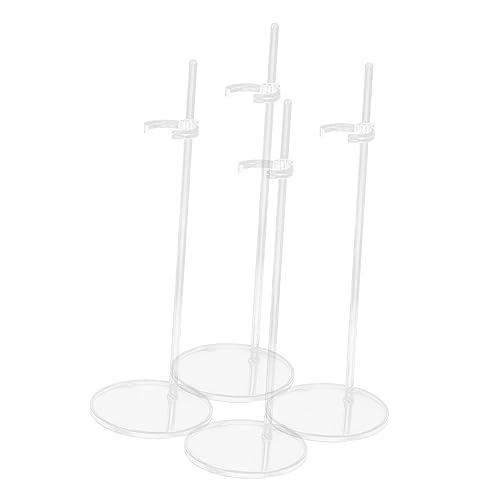 KICHOUSE 4 Stück Teiliges Puppenständer aus Verstellbarer Halter für Figuren für Präsentation von Dolls Jedem KICHOUSE 4 Stück Teiliges Puppenständer aus Verstellbarer Halter für Figuren für Präsentation von Dolls Jedem von KICHOUSE