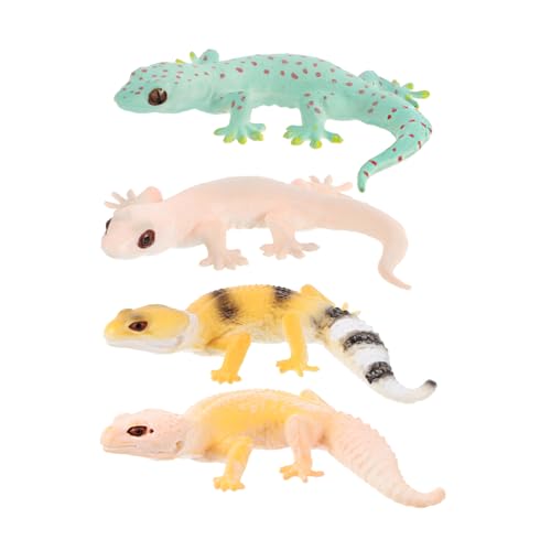 KICHOUSE 4 Stück Tiermodell Reptilien-tierfiguren Gefälschte Gecko-Figuren Spielzeug-Gecko Gecko-Modell Miniatur-Gecko Gecko-Statue Simulation Tierfigur Requisiten Kind Plastik KICHOUSE 4 Stück Tiermodell Reptilien-tierfiguren Gefälschte Gecko-Figuren Spielzeug-Gecko Gecko-Modell Miniatur-Gecko Gecko-Statue Simulation Tierfigur Requisiten Kind Plastik von KICHOUSE