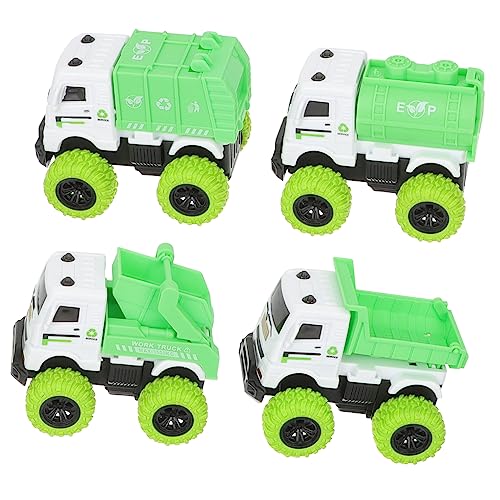 KICHOUSE 4 Stück Trägheits Müllwagen Müllwagen Kinderspielzeug Müllwagen Für Jungen Reibungsbetriebenes Müllauto Kinderspielzeug Aus Kunststoff KICHOUSE 4 Stück Trägheits Müllwagen Müllwagen Kinderspielzeug Müllwagen Für Jungen Reibungsbetriebenes Müllauto Kinderspielzeug Aus Kunststoff von KICHOUSE